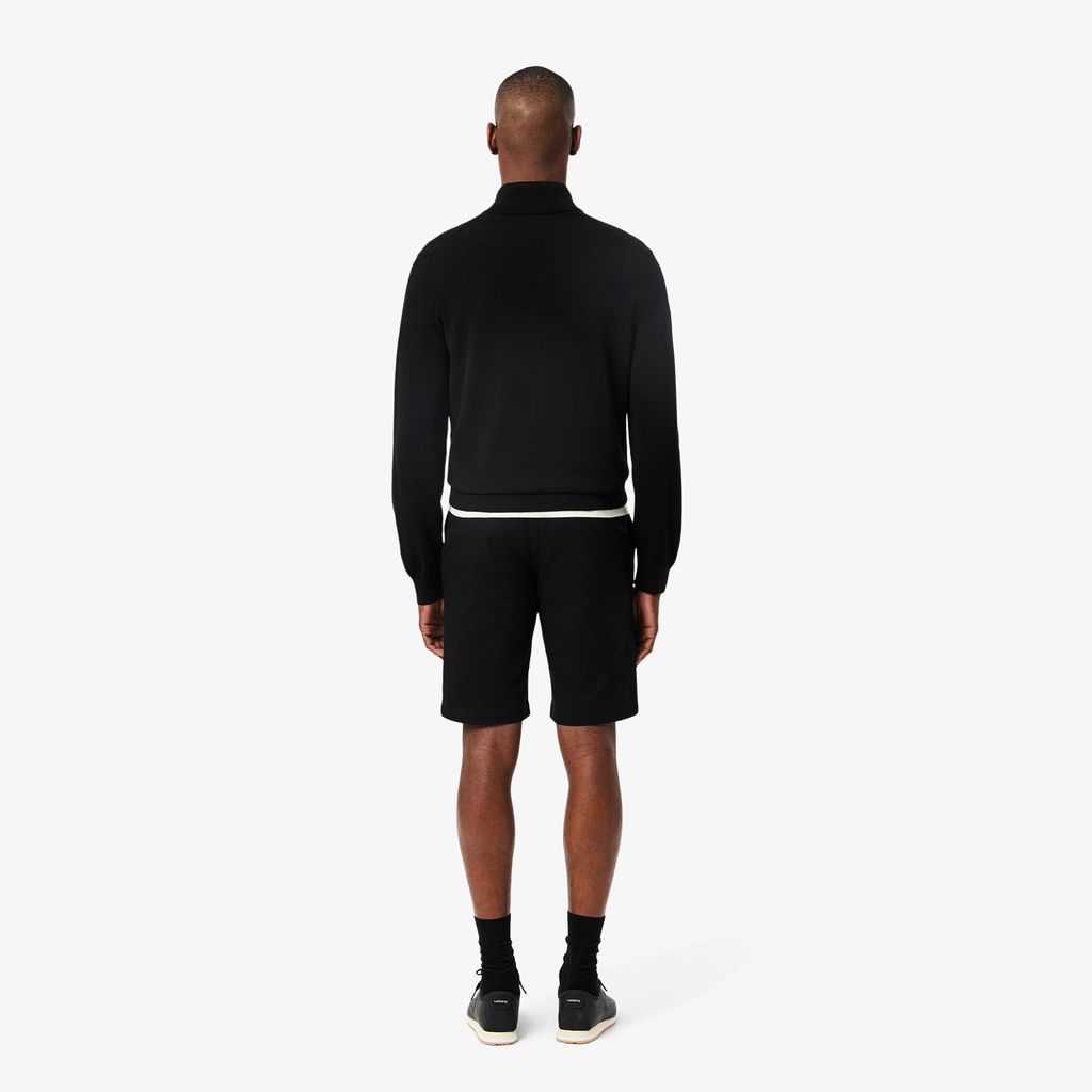 Quần Ngắn Lacoste Nam Ôm Dáng Chất Liệu Cotton Chino Co Giãn