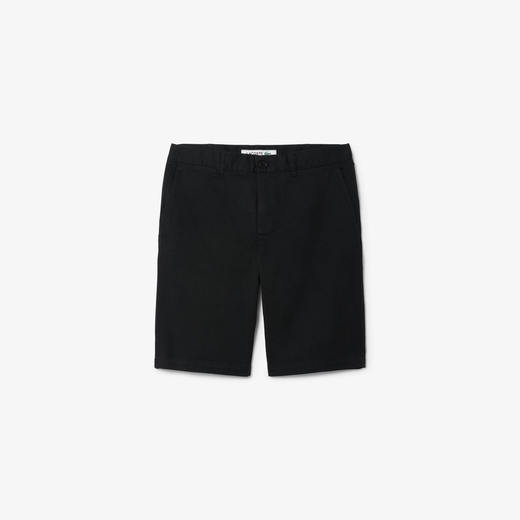Quần Ngắn Lacoste Nam Ôm Dáng Chất Liệu Cotton Chino Co Giãn
