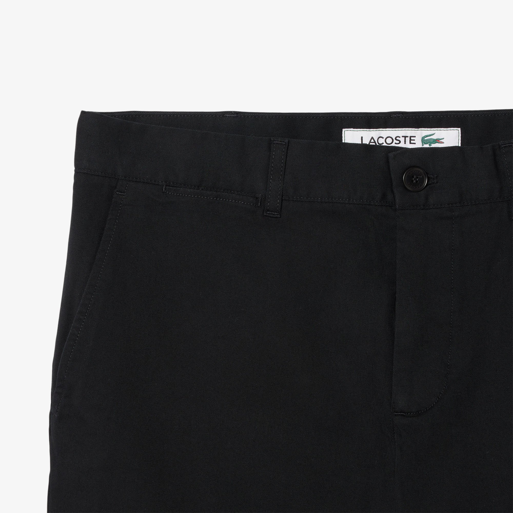Quần Ngắn Lacoste Nam Ôm Dáng Chất Liệu Cotton Chino Co Giãn