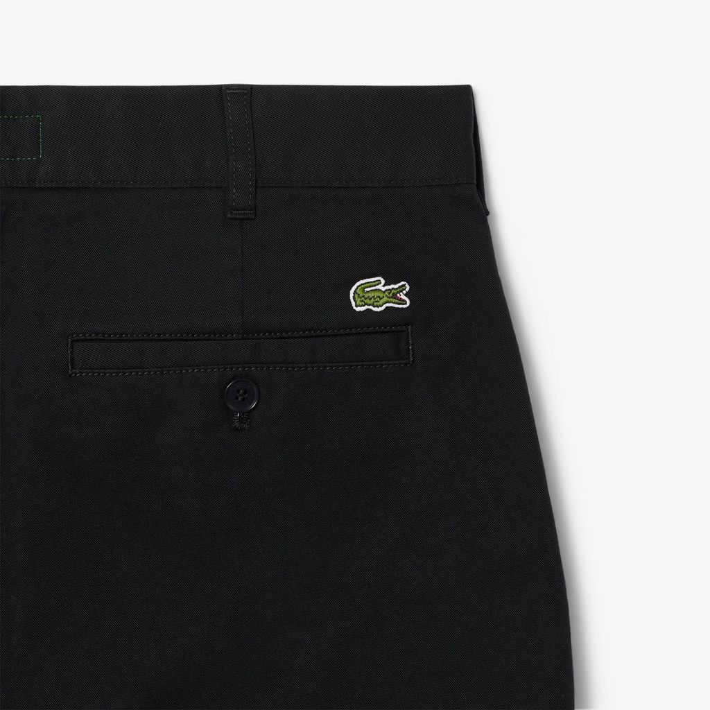 Quần Ngắn Lacoste Nam Ôm Dáng Chất Liệu Cotton Chino Co Giãn
