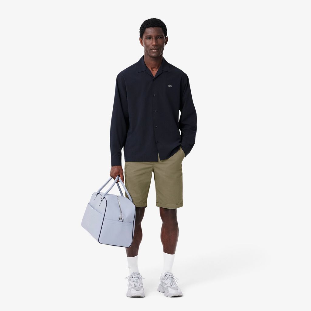 Quần Ngắn Lacoste Nam Ôm Dáng Chất Liệu Cotton Chino Co Giãn