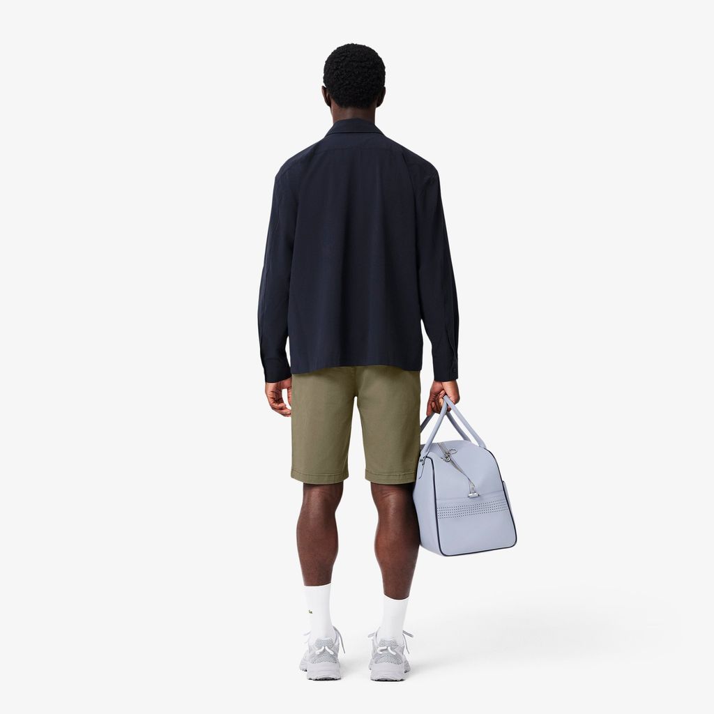 Quần Ngắn Lacoste Nam Ôm Dáng Chất Liệu Cotton Chino Co Giãn