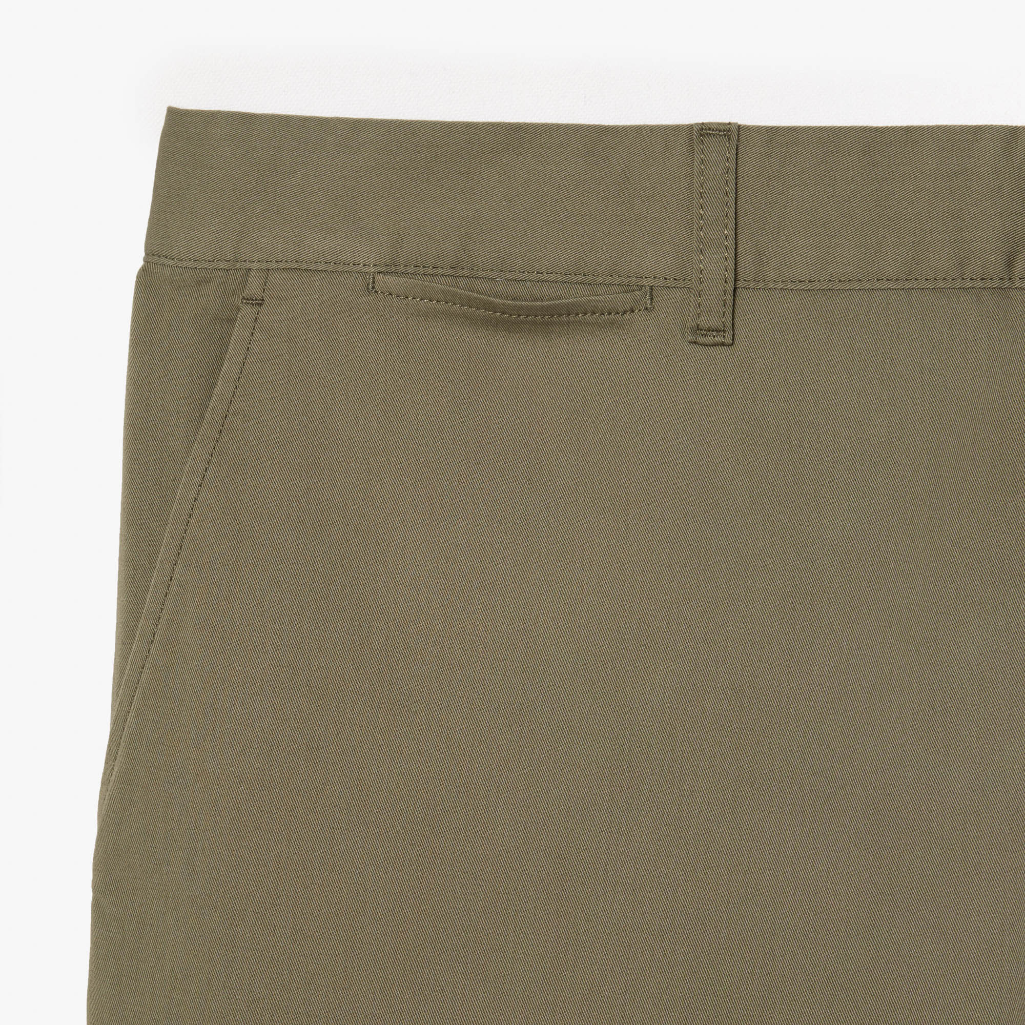 Quần Ngắn Lacoste Nam Ôm Dáng Chất Liệu Cotton Chino Co Giãn