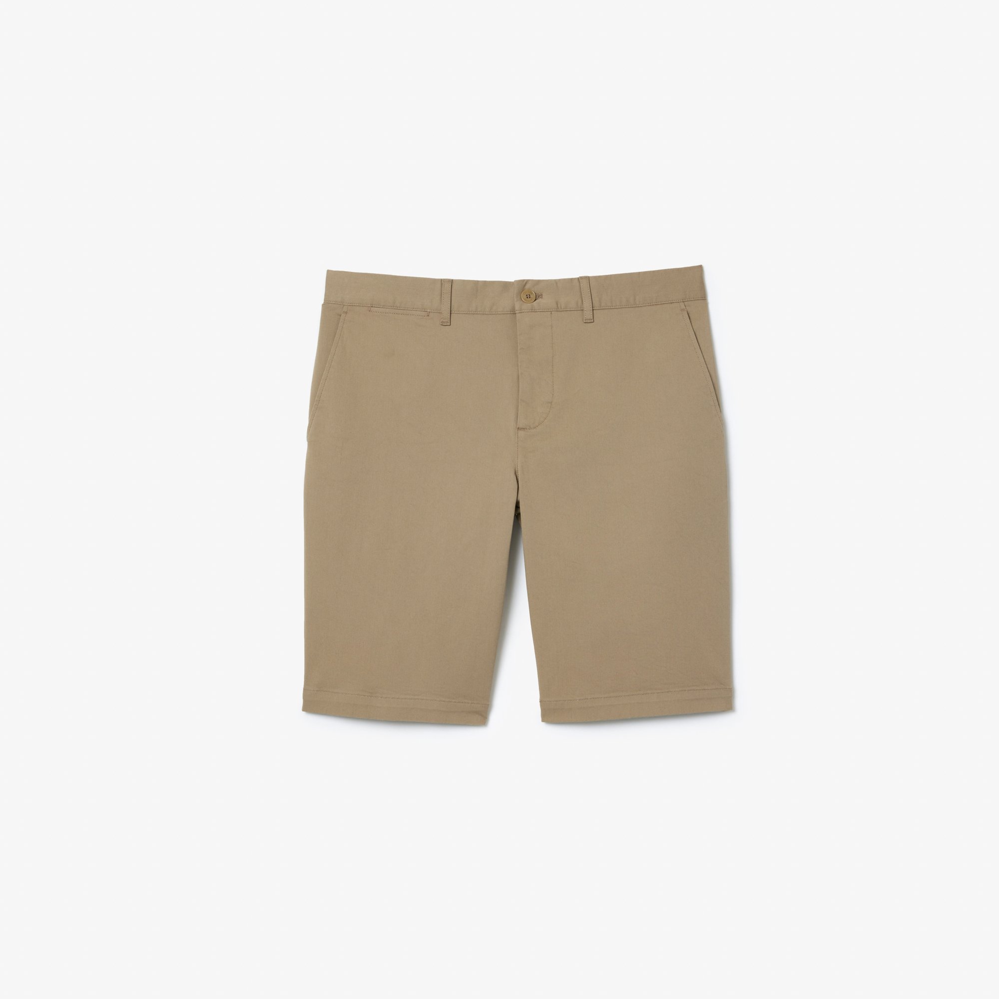 Quần Ngắn Lacoste Nam Ôm Dáng Chất Liệu Cotton Chino Co Giãn