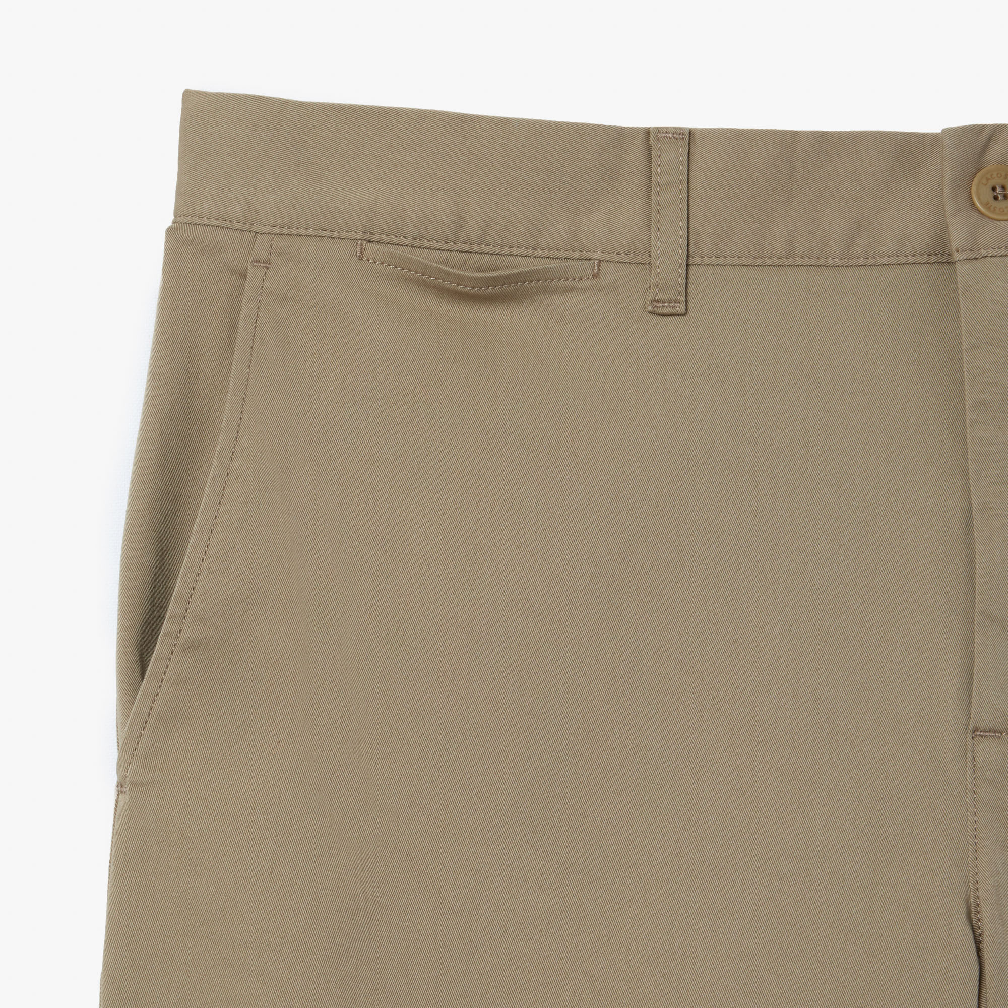 Quần Ngắn Lacoste Nam Ôm Dáng Chất Liệu Cotton Chino Co Giãn