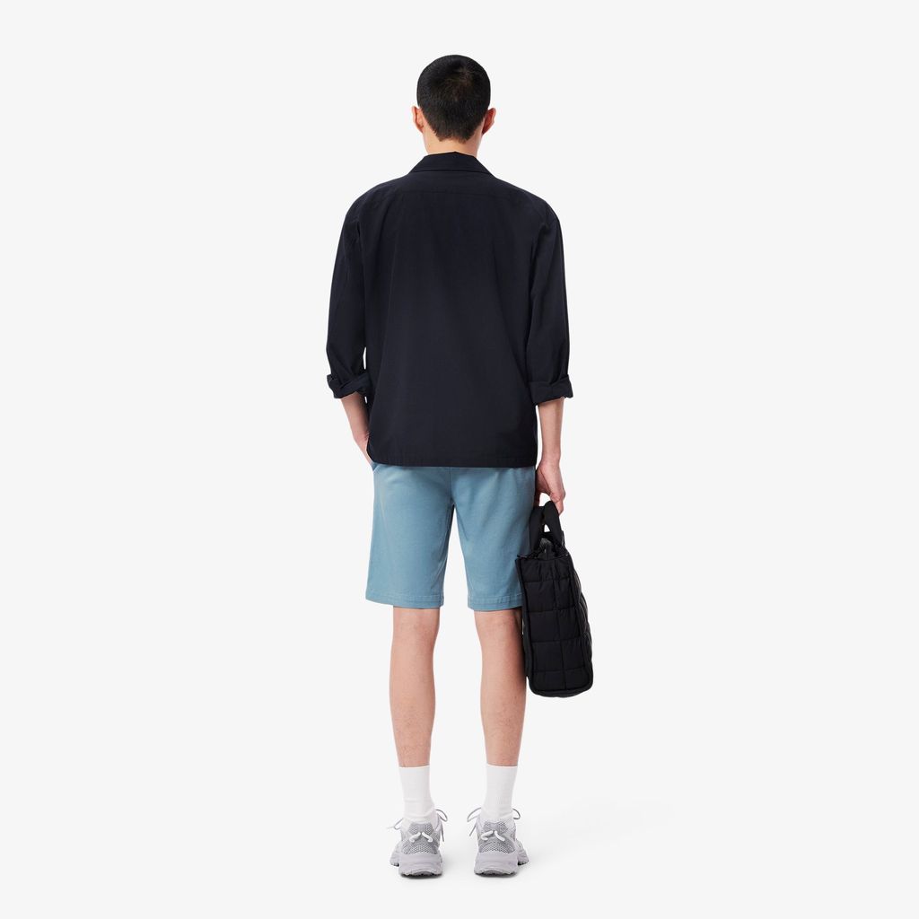 Quần Ngắn Lacoste Nam Ôm Dáng Chất Liệu Cotton Chino Co Giãn