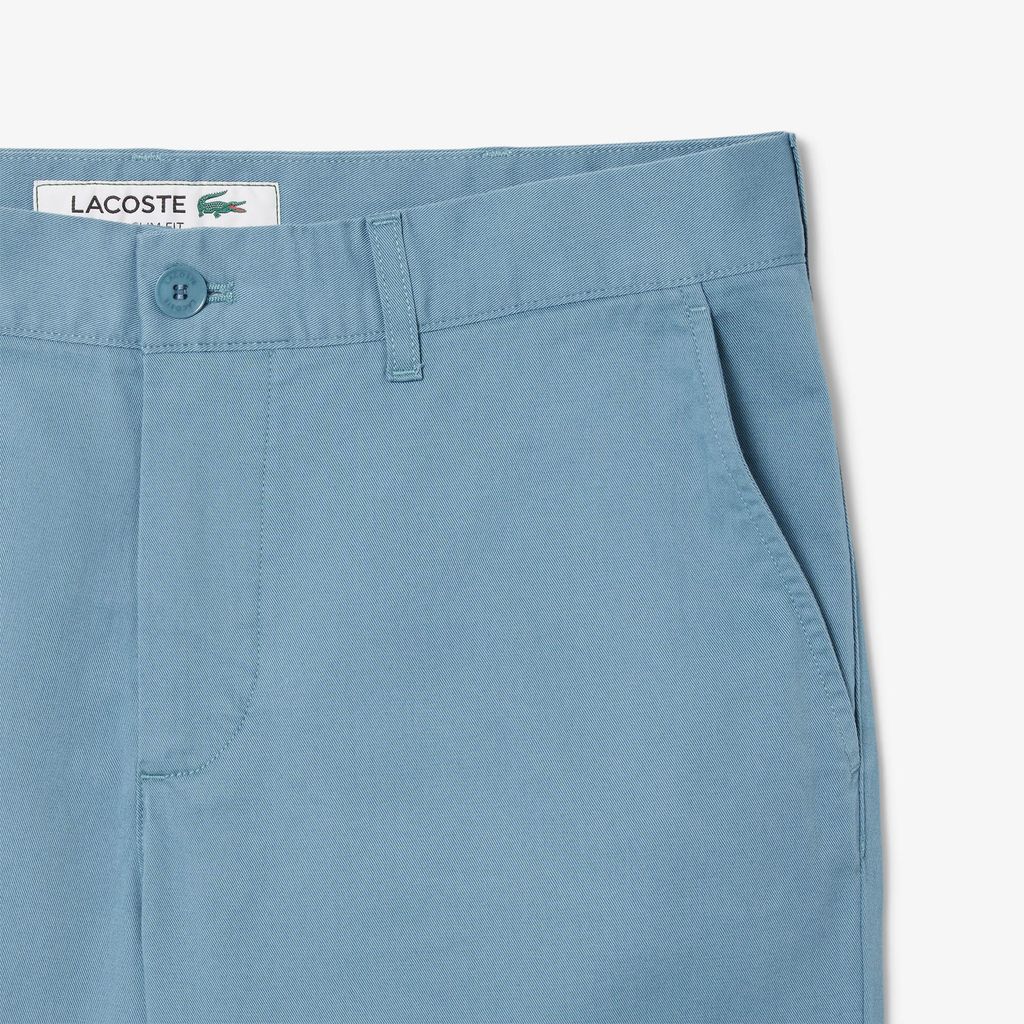 Quần Ngắn Lacoste Nam Ôm Dáng Chất Liệu Cotton Chino Co Giãn