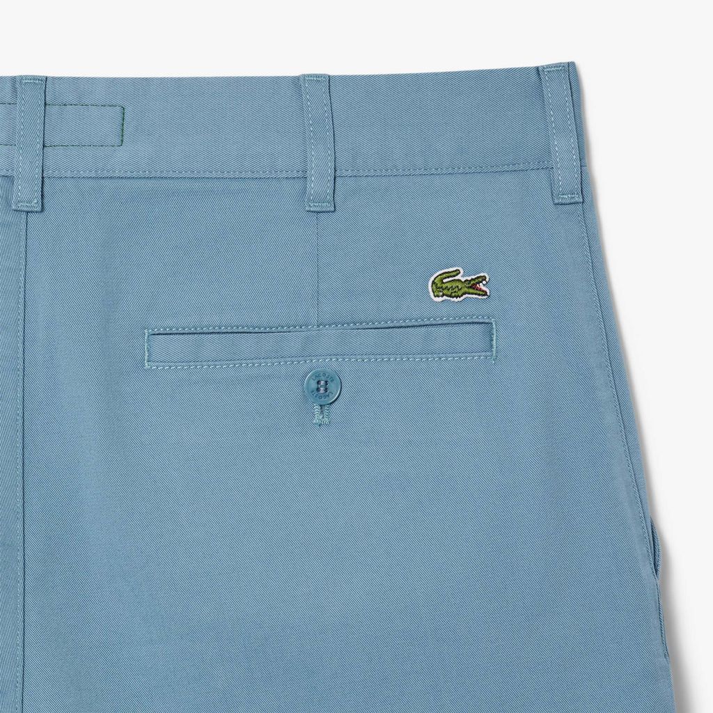 Quần Ngắn Lacoste Nam Ôm Dáng Chất Liệu Cotton Chino Co Giãn