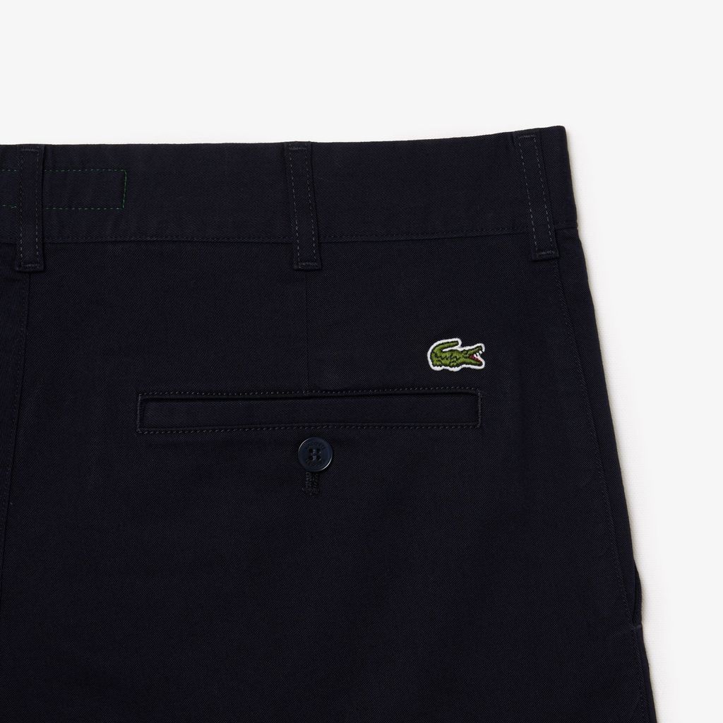 Quần Ngắn Lacoste Nam Ôm Dáng Chất Liệu Cotton Chino Co Giãn