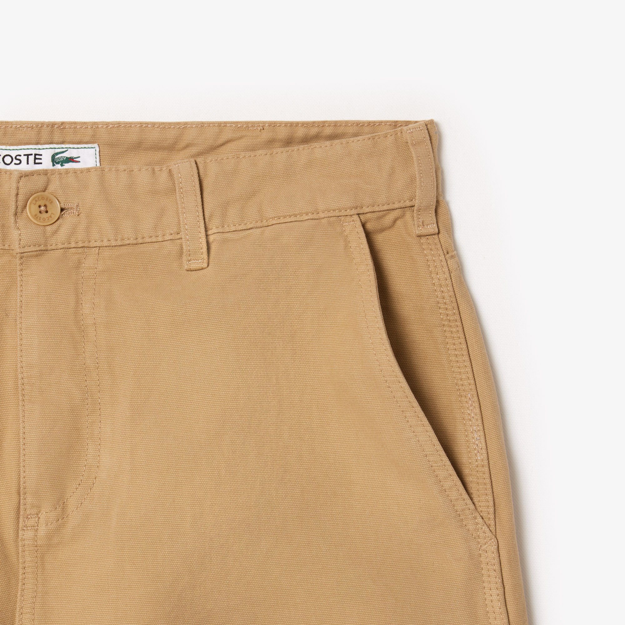 Quần Ngắn Lacoste Nam Dáng Rộng Vừa Vặn Bằng Vải Cotton