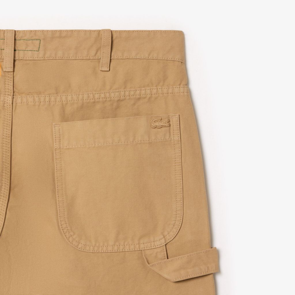 Quần Ngắn Lacoste Nam Dáng Rộng Vừa Vặn Bằng Vải Cotton