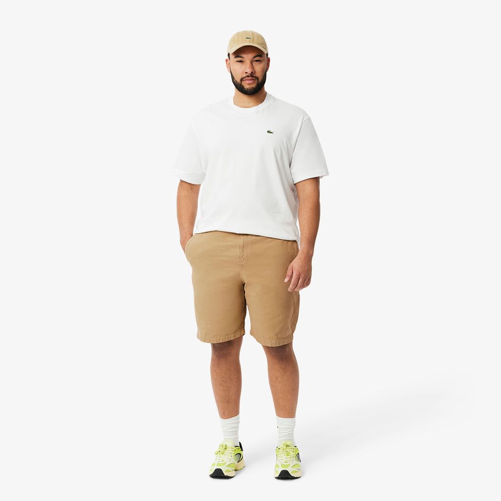 Quần Ngắn Lacoste Nam Dáng Rộng Vừa Vặn Bằng Vải Cotton