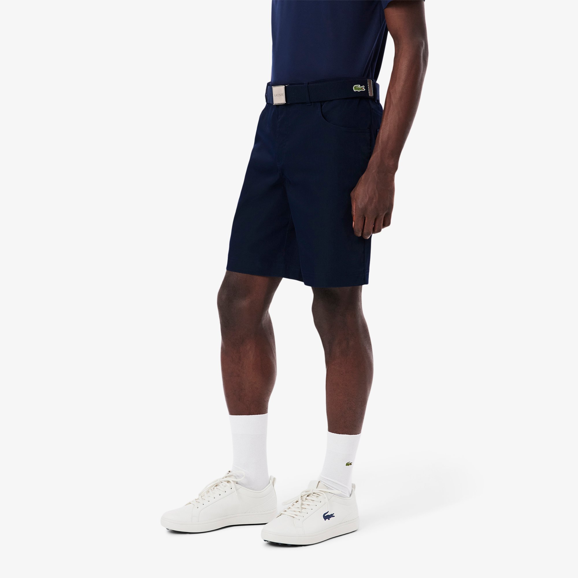 Quần Ngắn Golf Lacoste Nam Nhiều Túi Công Nghệ Ultra Dry