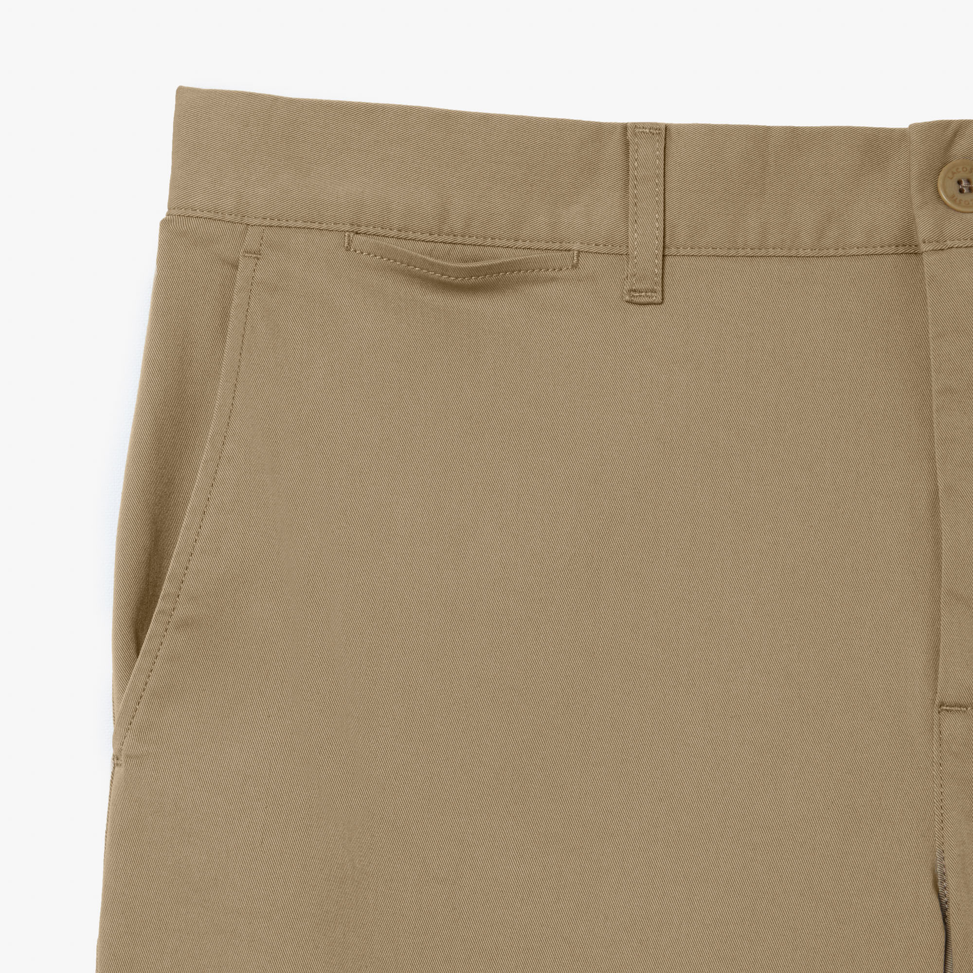 Quần Ngắn Chino Lacoste Nam Ôm Dáng Chất Liệu Cotton Co Dãn