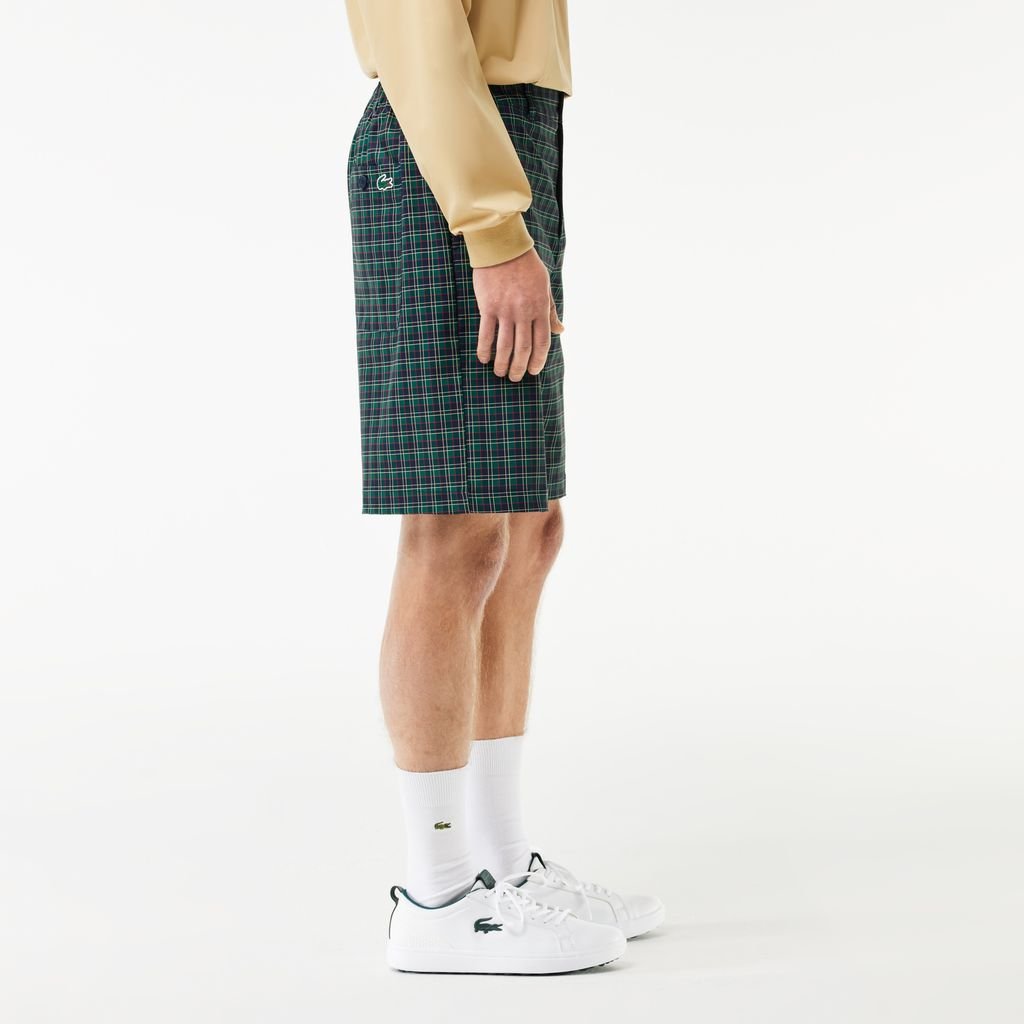 Quần Ngắn Golf Lacoste Nam Dáng Rộng Công Nghệ Ultra-Dry