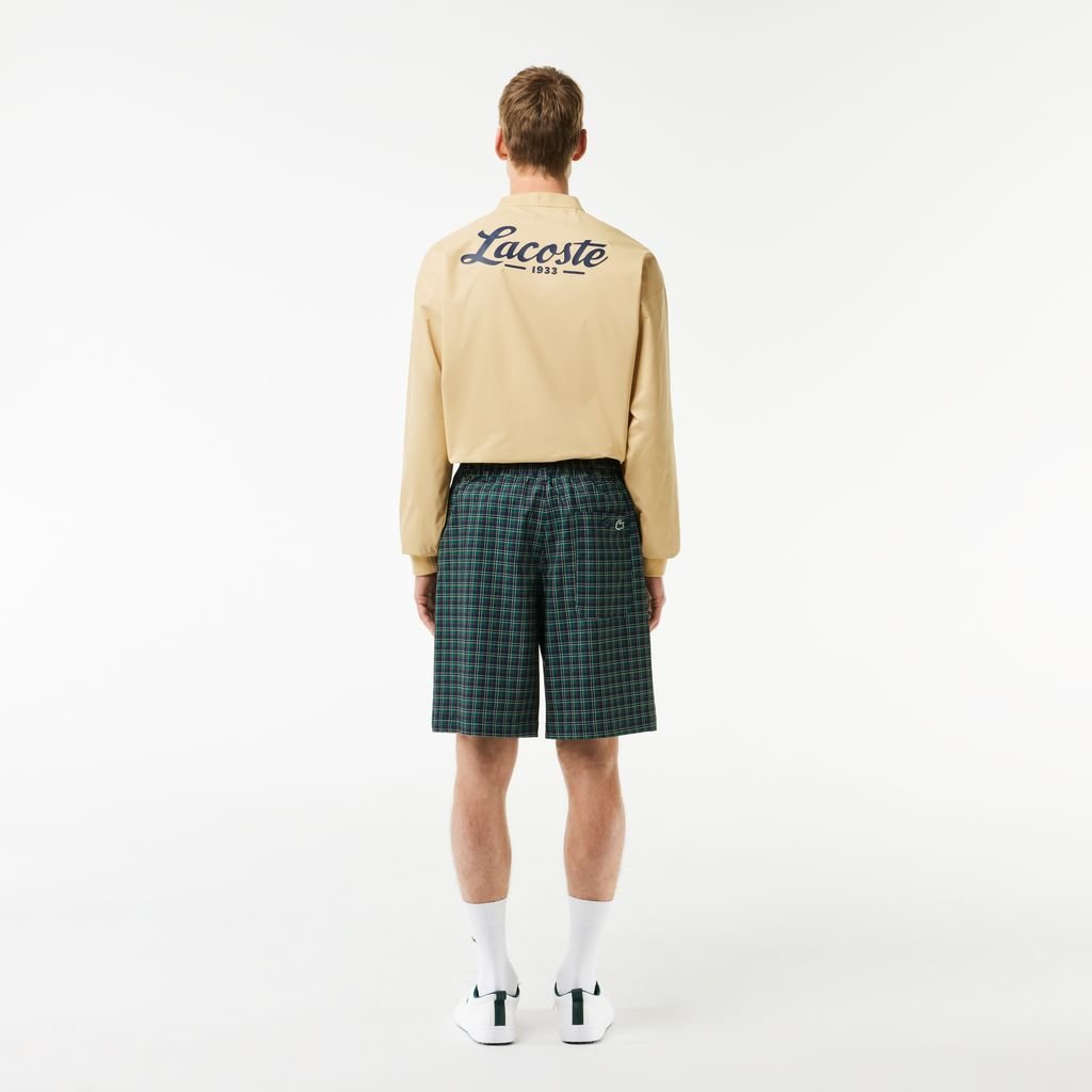 Quần Ngắn Golf Lacoste Nam Dáng Rộng Công Nghệ Ultra-Dry