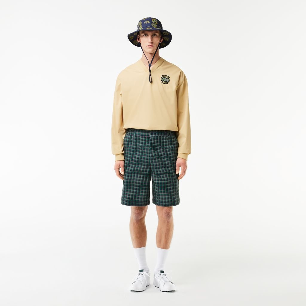 Quần Ngắn Golf Lacoste Nam Dáng Rộng Công Nghệ Ultra-Dry