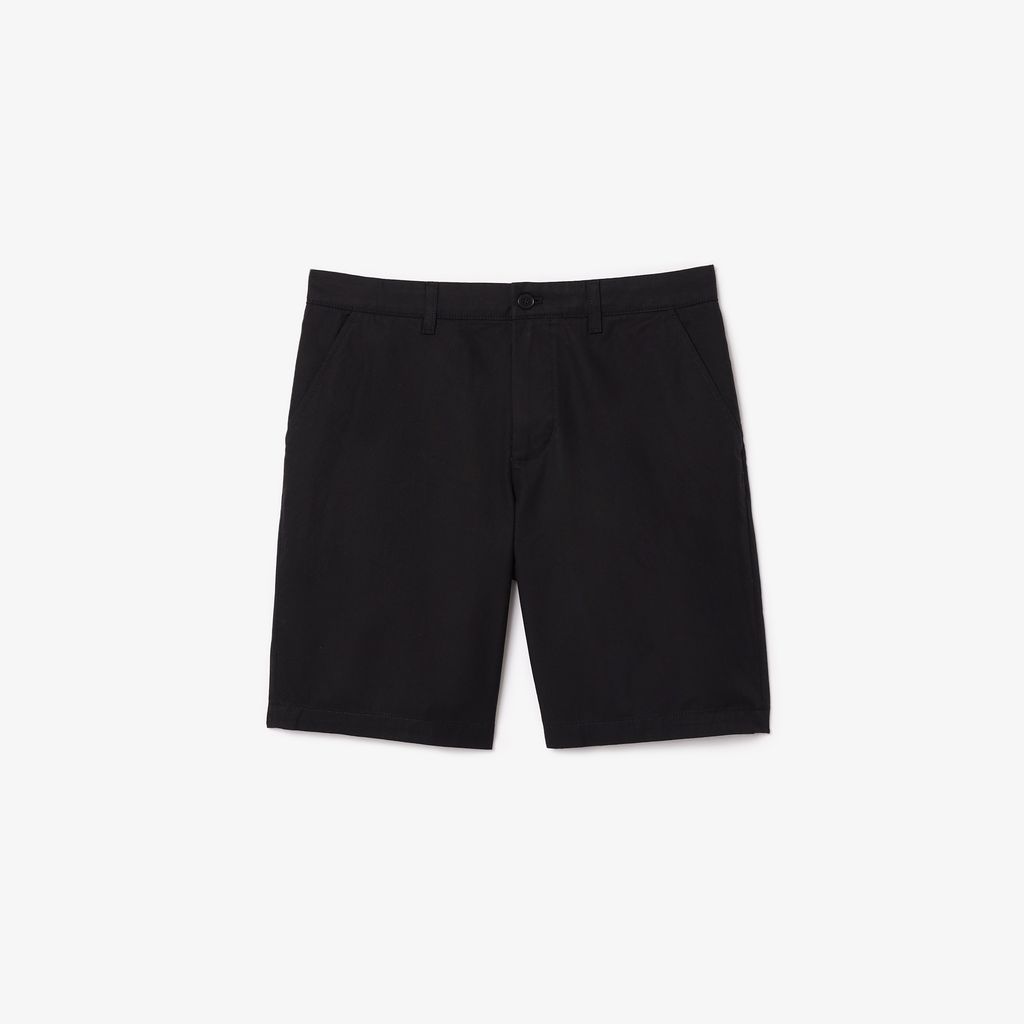 Quần Ngắn Chino Lacoste Nam Ống Suông Chất Liệu Cotton Twill