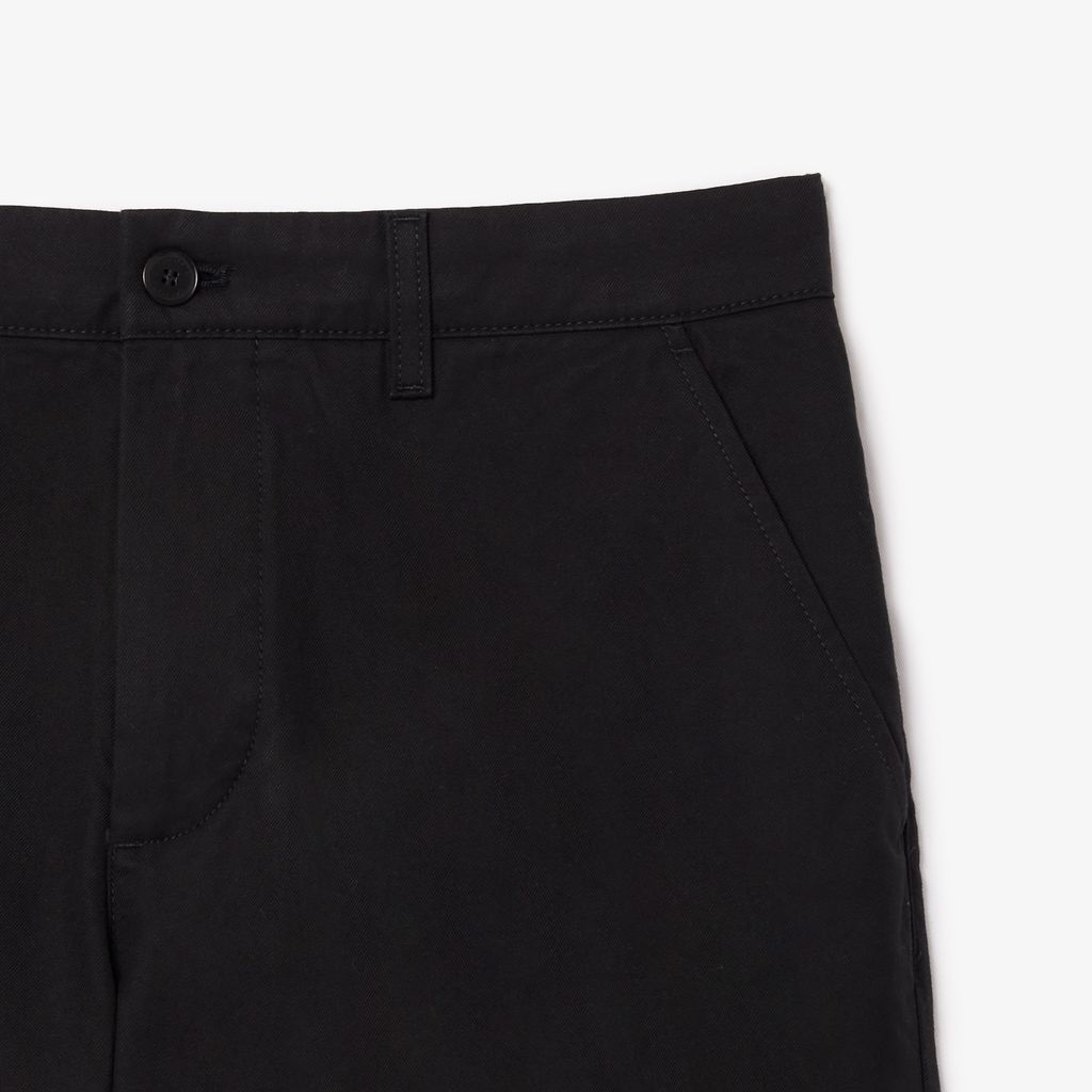 Quần Ngắn Chino Lacoste Nam Ống Suông Chất Liệu Cotton Twill
