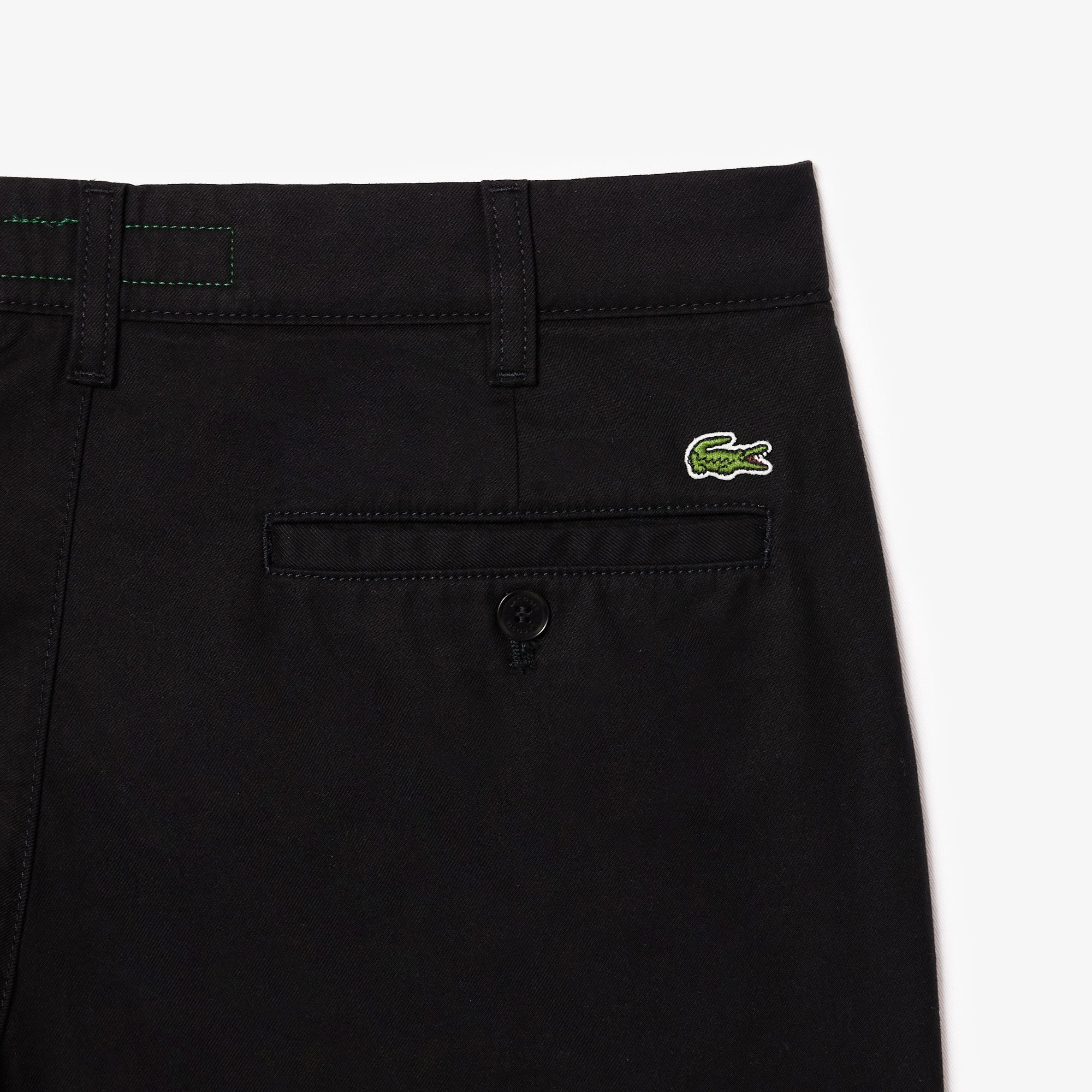 Quần Ngắn Chino Lacoste Nam Ống Suông Chất Liệu Cotton Twill