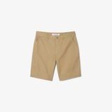Quần Ngắn Chino Lacoste Nam Ống Suông Chất Liệu Cotton Twill