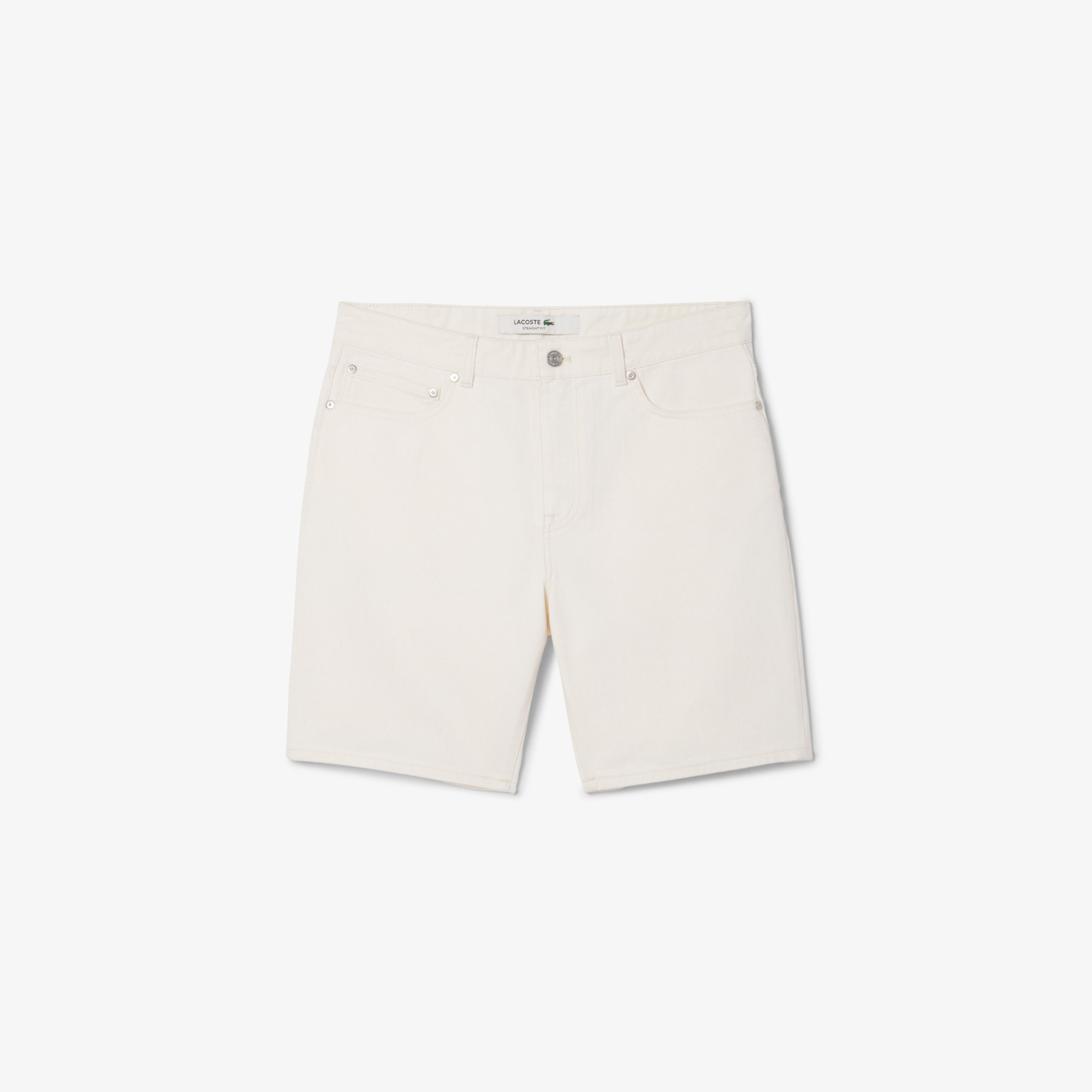 Quần Ngắn Bermuda Lacoste Nam Dáng Thẳng Chất Liệu Denim