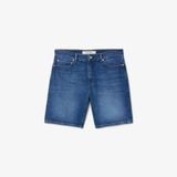 Quần Ngắn Bermuda Lacoste Nam Dáng Thẳng Chất Liệu Denim