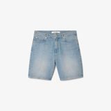 Quần Ngắn Bermuda Lacoste Nam Dáng Thẳng Chất Liệu Denim