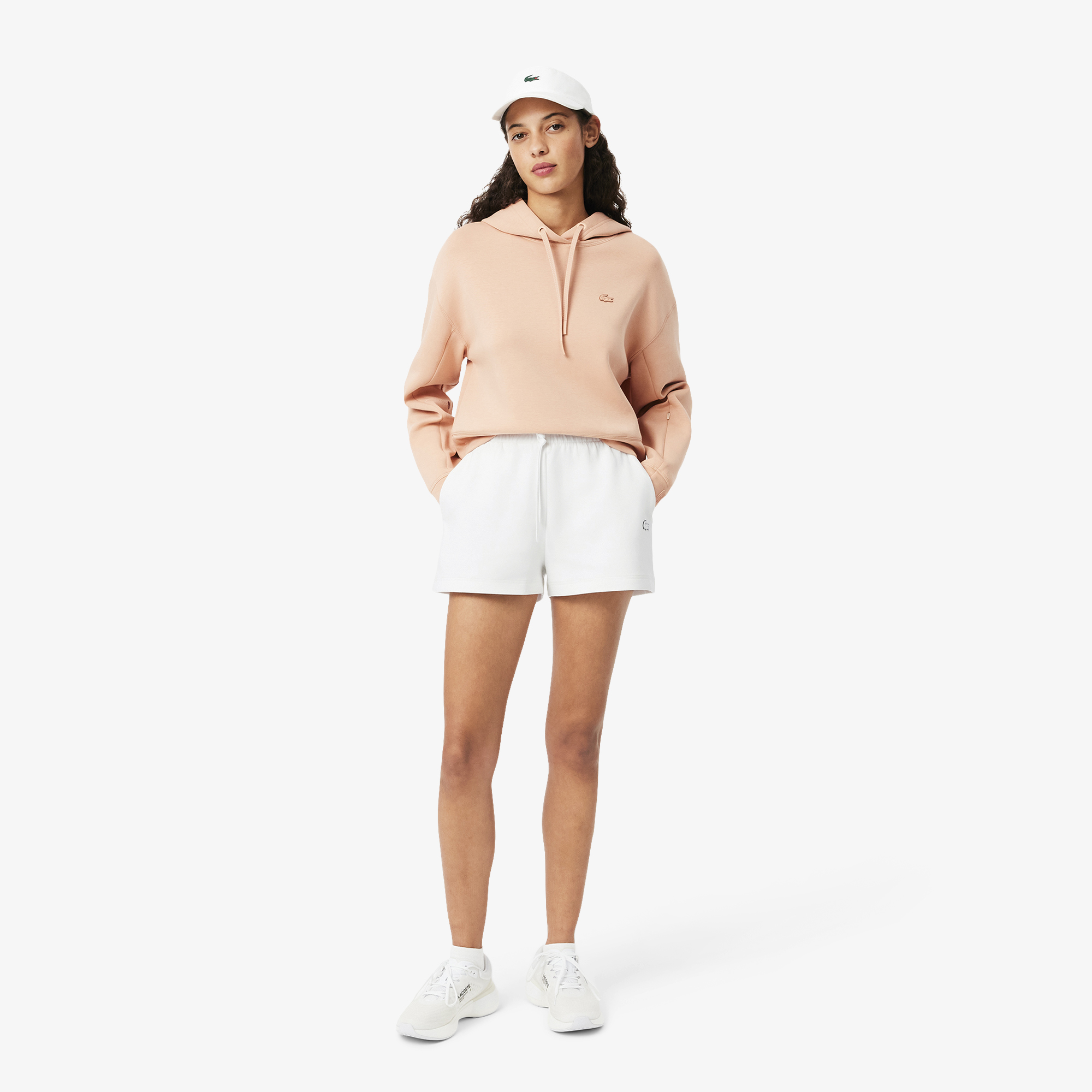 Quần Ngắn Lacoste Nữ Chất Liệu Cotton Jersey