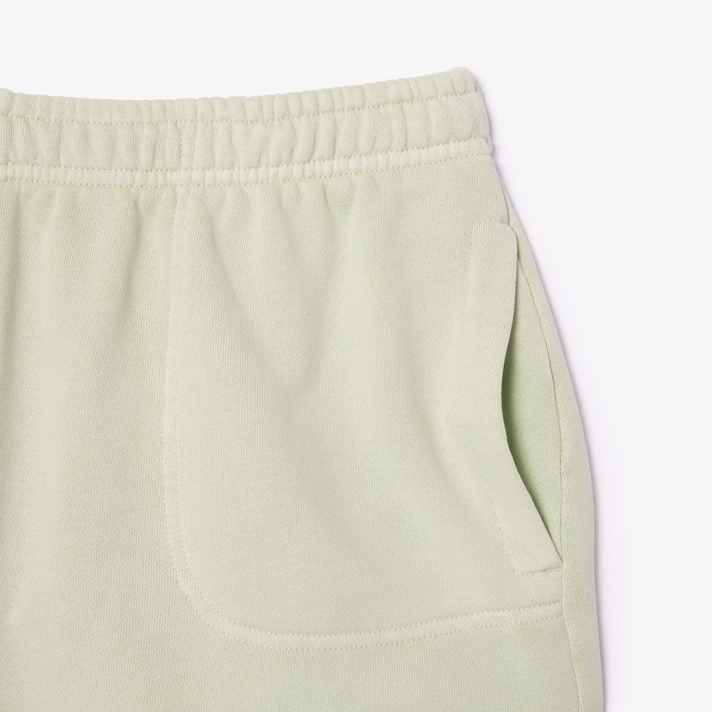 Quần Ngắn Lacoste Nữ Màu Nhuộm Tự Nhiên Chất Liệu Fleece