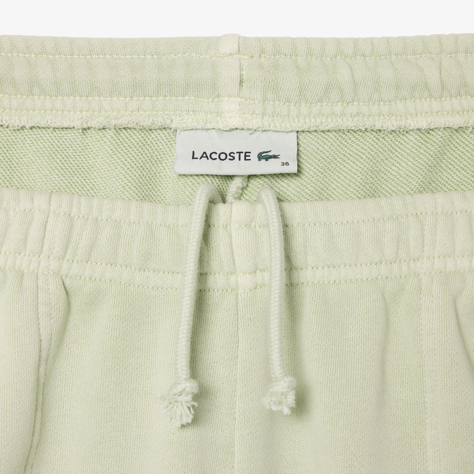 Quần Ngắn Lacoste Nữ Màu Nhuộm Tự Nhiên Chất Liệu Fleece
