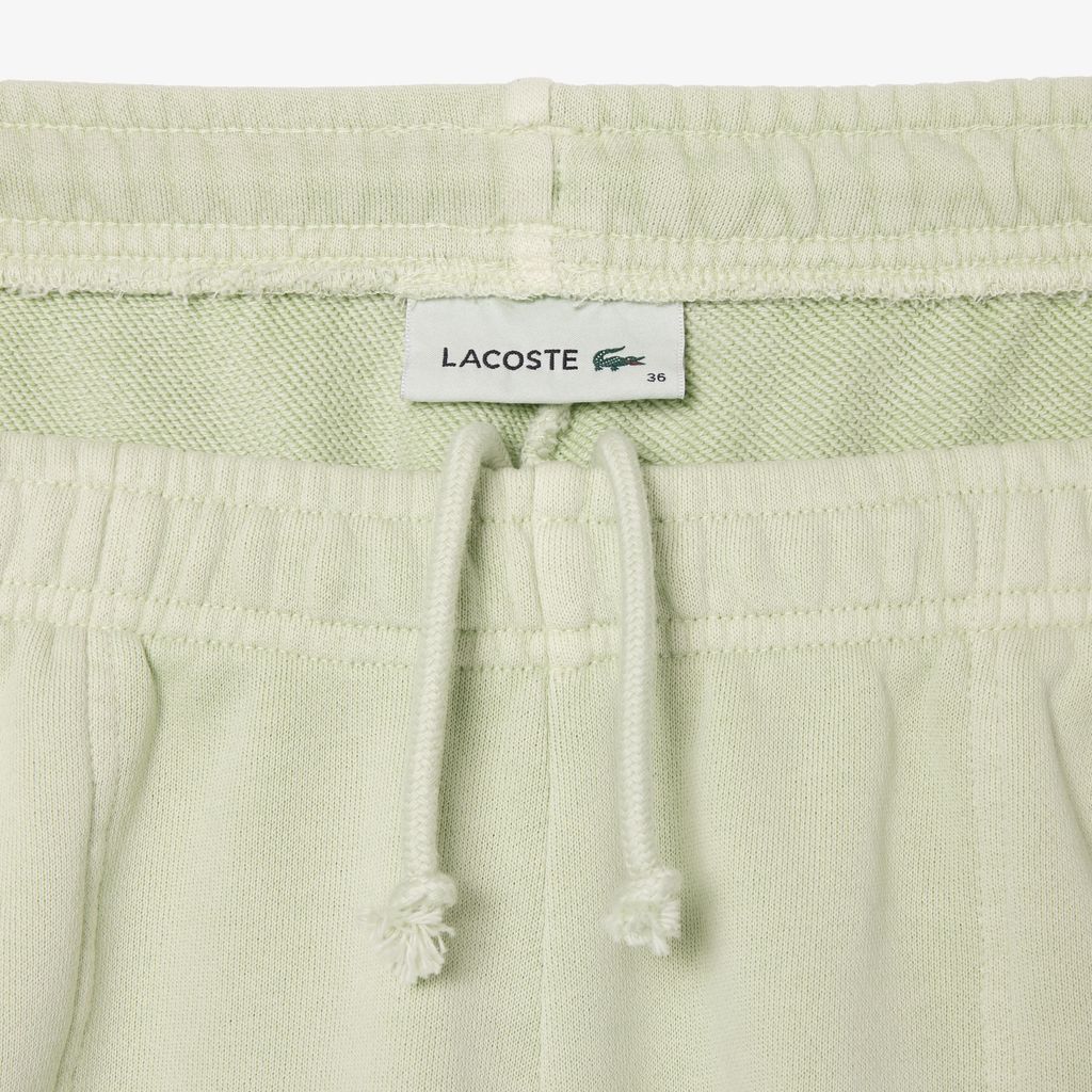 Quần Ngắn Lacoste Nữ Màu Nhuộm Tự Nhiên Chất Liệu Fleece