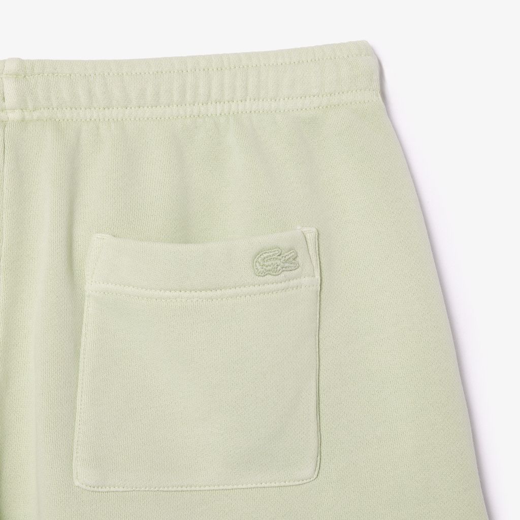 Quần Ngắn Lacoste Nữ Màu Nhuộm Tự Nhiên Chất Liệu Fleece
