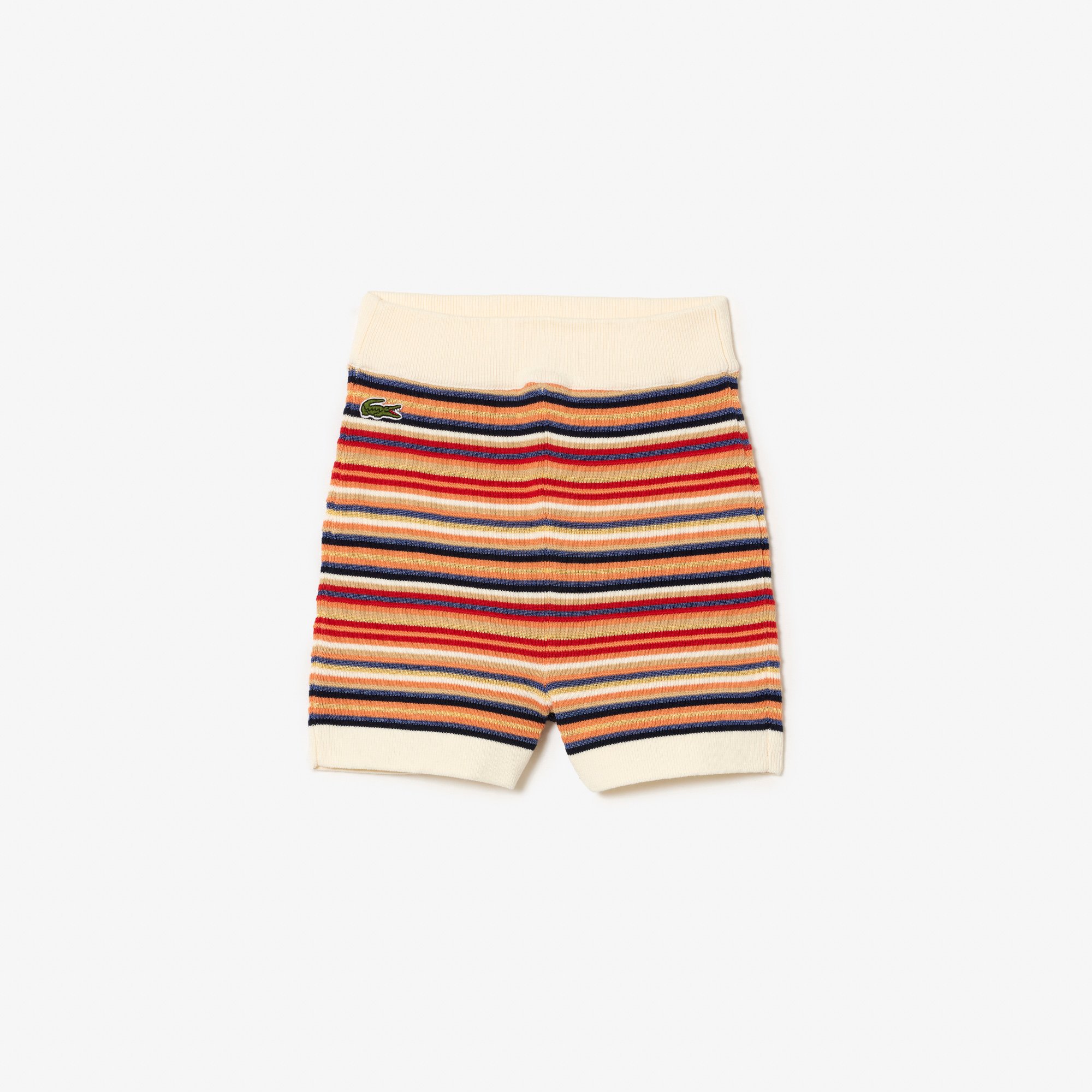 Quần Ngắn Lacoste Nữ Thắt Lưng Tương Phản