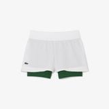 Quần Ngắn Tennis Lacoste Nữ Có Lớp Lót Công Nghệ Ultra Dry