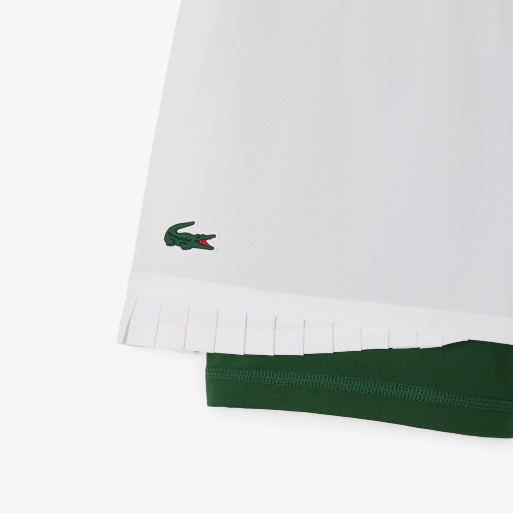 Quần Ngắn Tennis Lacoste Nữ Có Lớp Lót Công Nghệ Ultra Dry