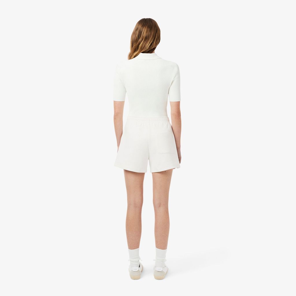 Quần Ngắn Lacoste Nữ Chất Liệu Piqué Hai Mặt