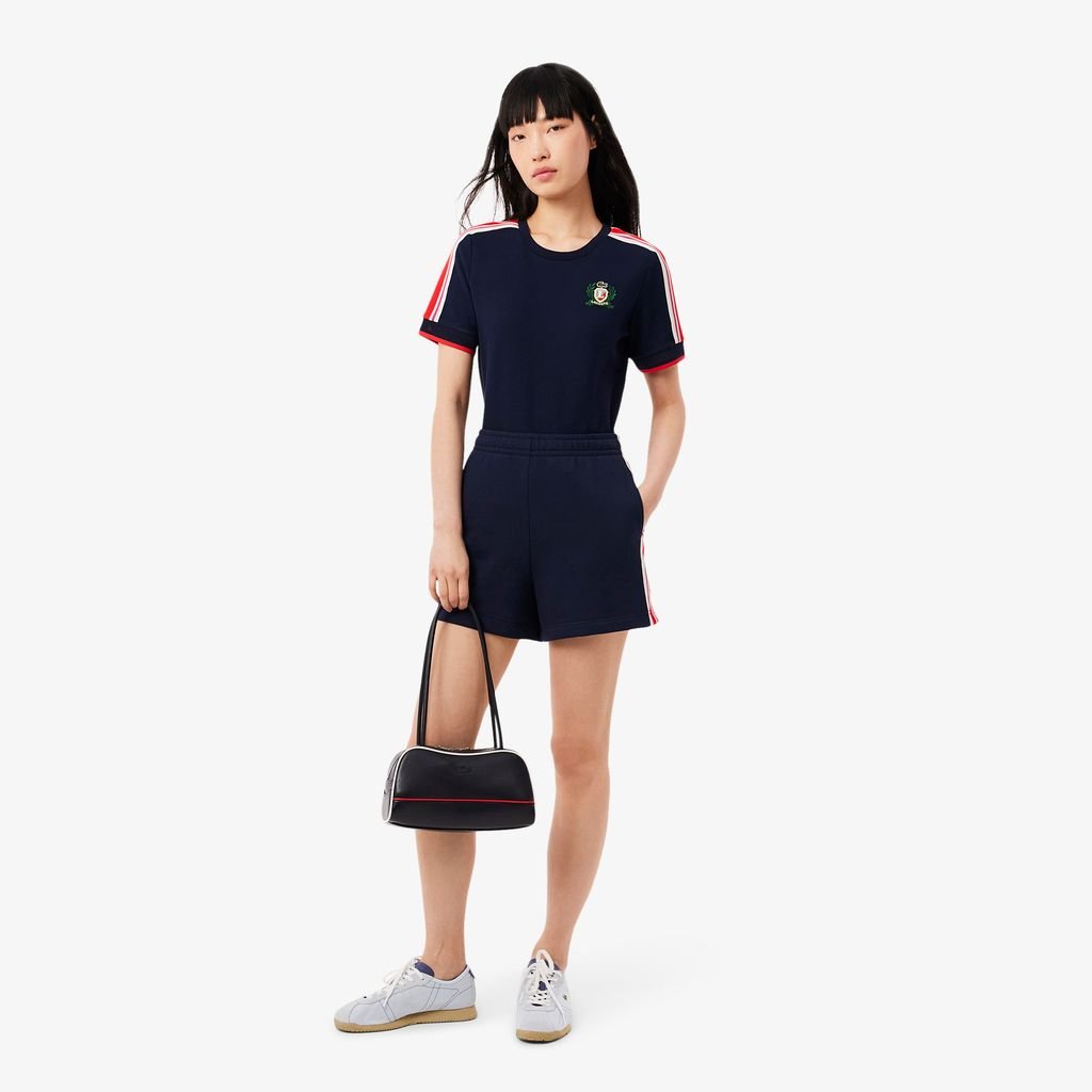 Quần Ngắn Lacoste Nữ Chất Liệu Nỉ Sản Xuất Tại Pháp