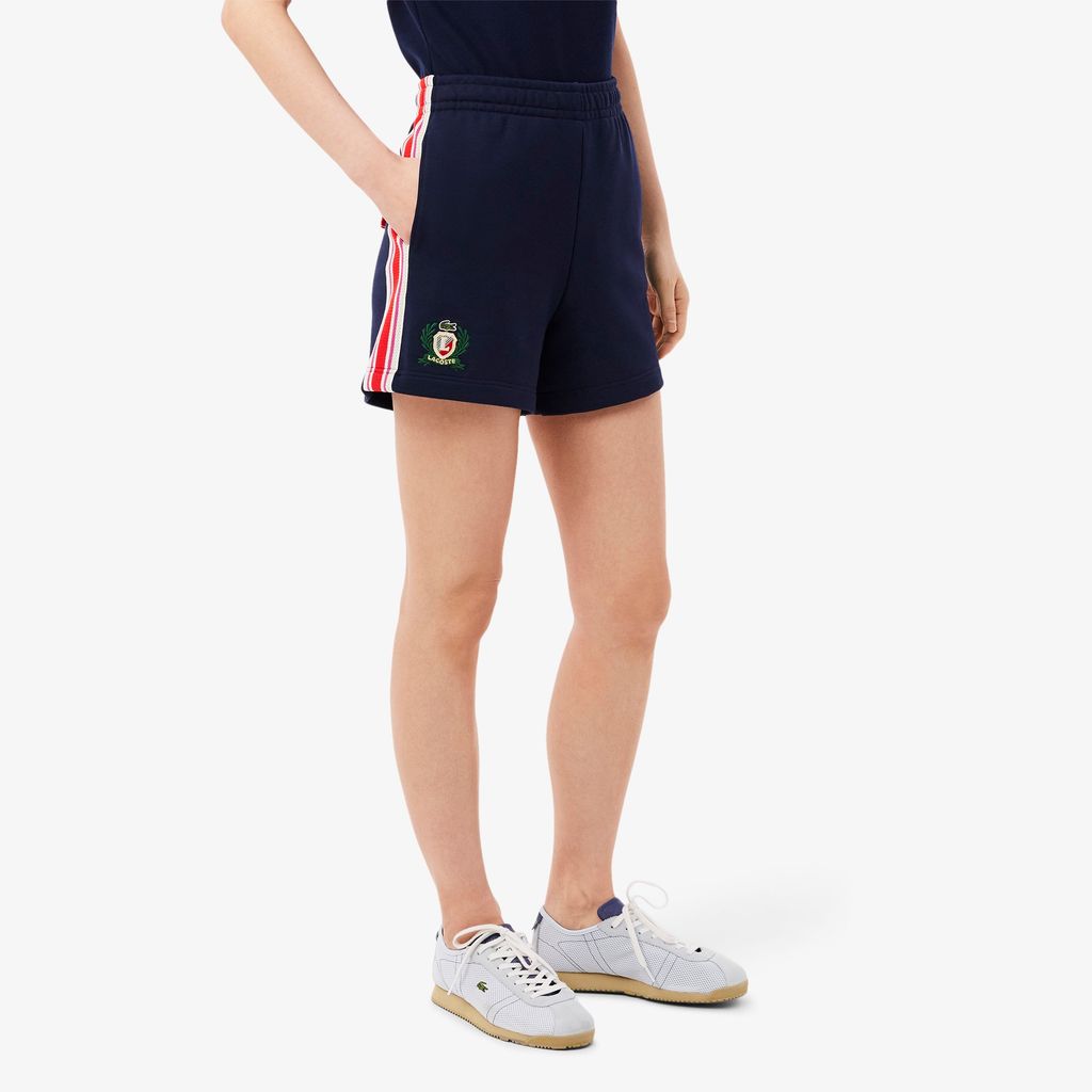 Quần Ngắn Lacoste Nữ Chất Liệu Nỉ Sản Xuất Tại Pháp