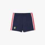 Quần Ngắn Lacoste Nữ Chất Liệu Nỉ Sản Xuất Tại Pháp