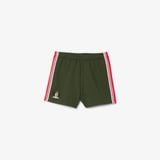 Quần Ngắn Lacoste Nữ Chất Liệu Nỉ Sản Xuất Tại Pháp