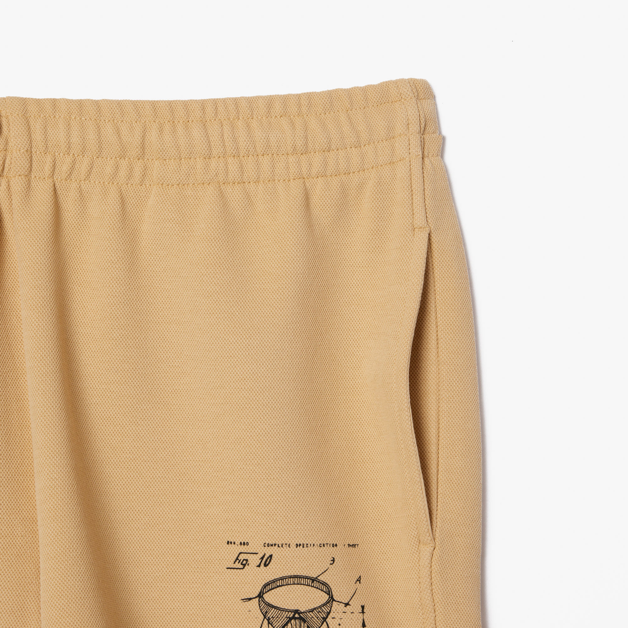 Quần Ngắn Lacoste Unisex Chất Liệu Piqué In Hai Mặt