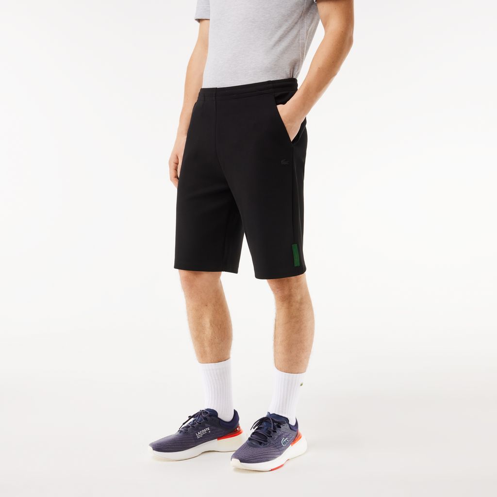 Quần Ngắn Lacoste Nam Dáng Suông Chất Liệu Cotton Co Giãn