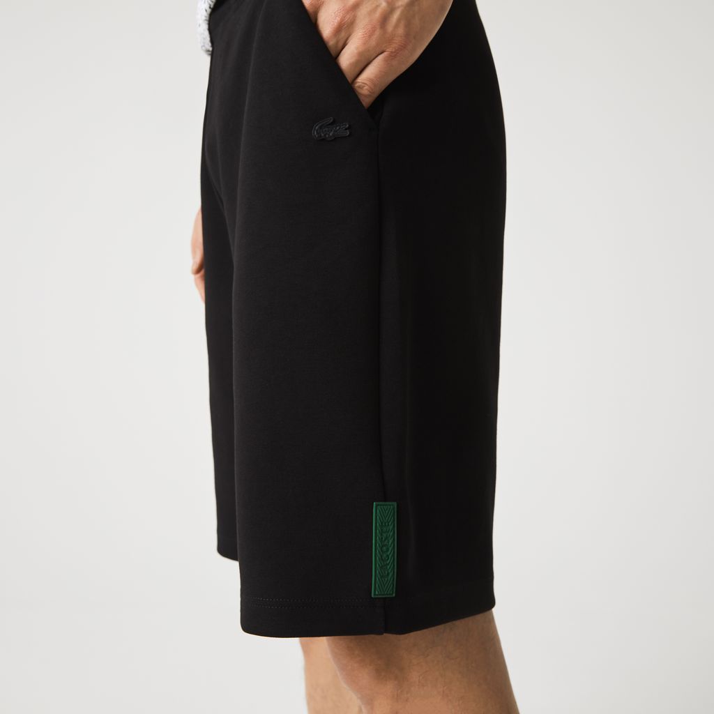 Quần Ngắn Lacoste Nam Dáng Suông Chất Liệu Cotton Co Giãn