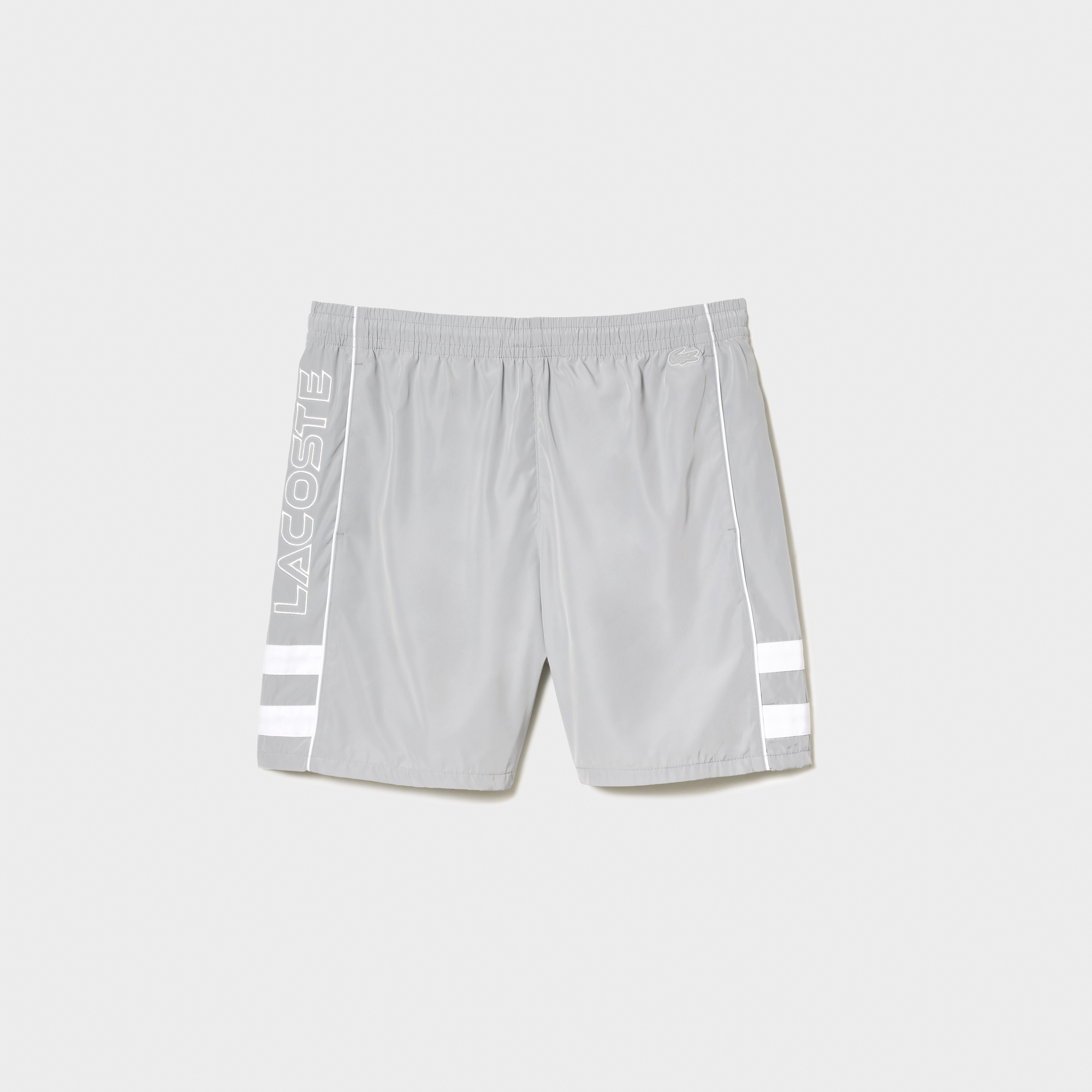 Quần Ngắn Lacoste Nam Dáng Suông Chất Liệu Fiber Tái Chế Họa Tiết Thêu