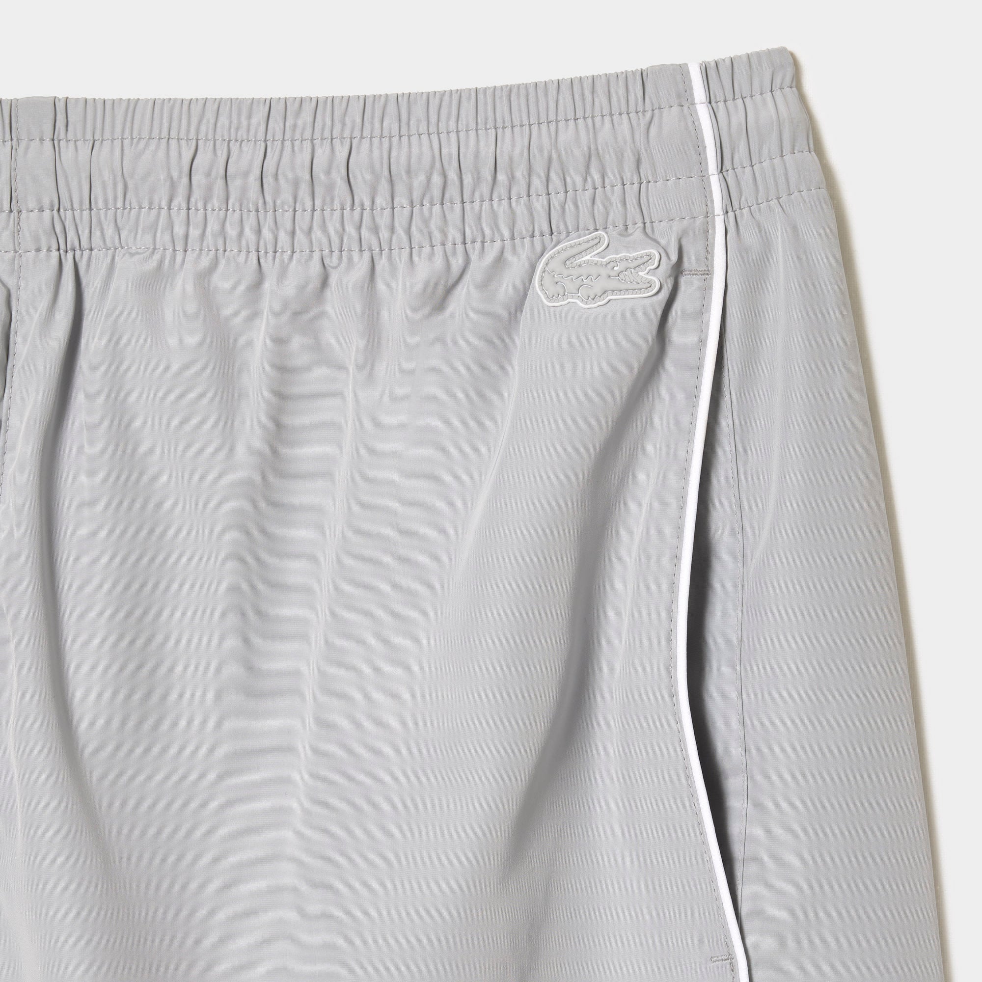 Quần Ngắn Lacoste Nam Dáng Suông Chất Liệu Fiber Tái Chế Họa Tiết Thêu