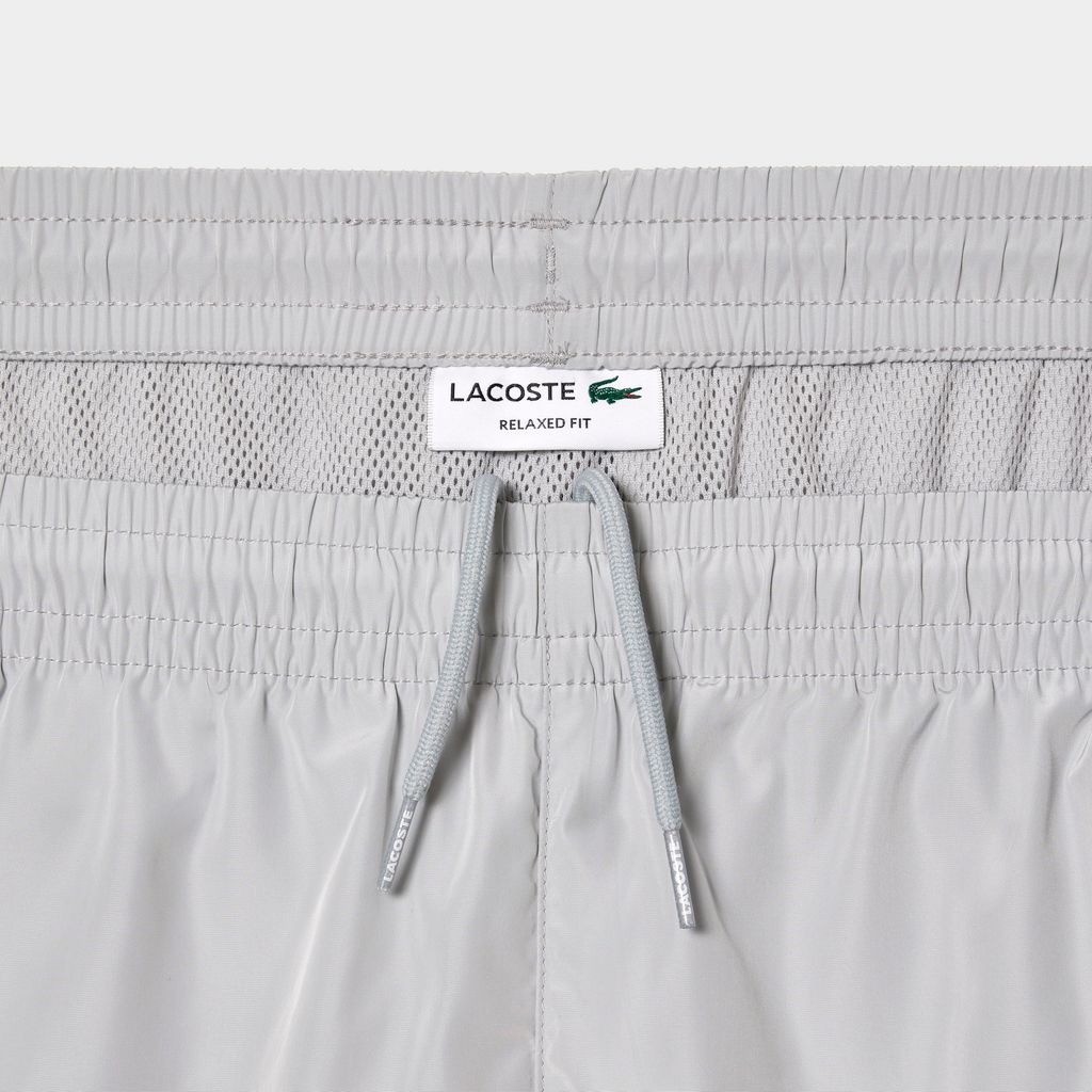 Quần Ngắn Lacoste Nam Dáng Suông Chất Liệu Fiber Tái Chế Họa Tiết Thêu