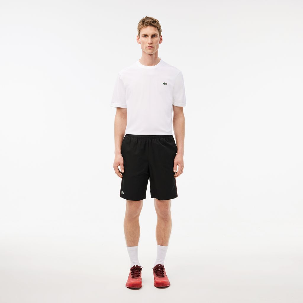 Quần Ngắn Tennis Lacoste Nam Chất Vải Taffeta Kim Cương