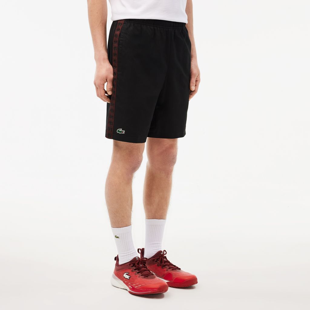 Quần Ngắn Tennis Lacoste Nam Chất Vải Taffeta Kim Cương