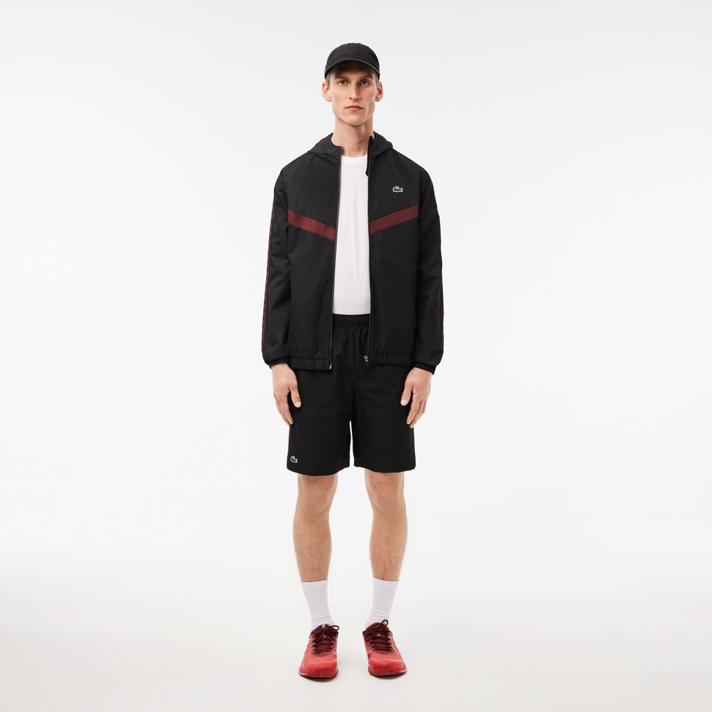 Quần Ngắn Tennis Lacoste Nam Chất Vải Taffeta Kim Cương